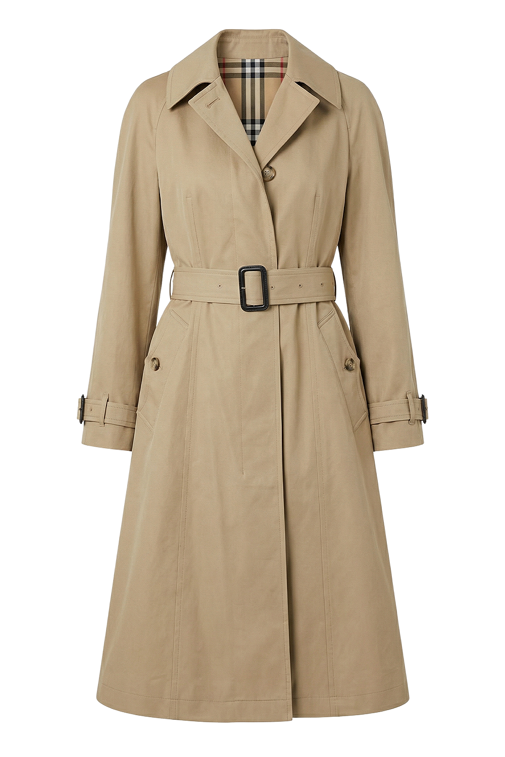 תמונה קידמית של מעיל טרנץ'