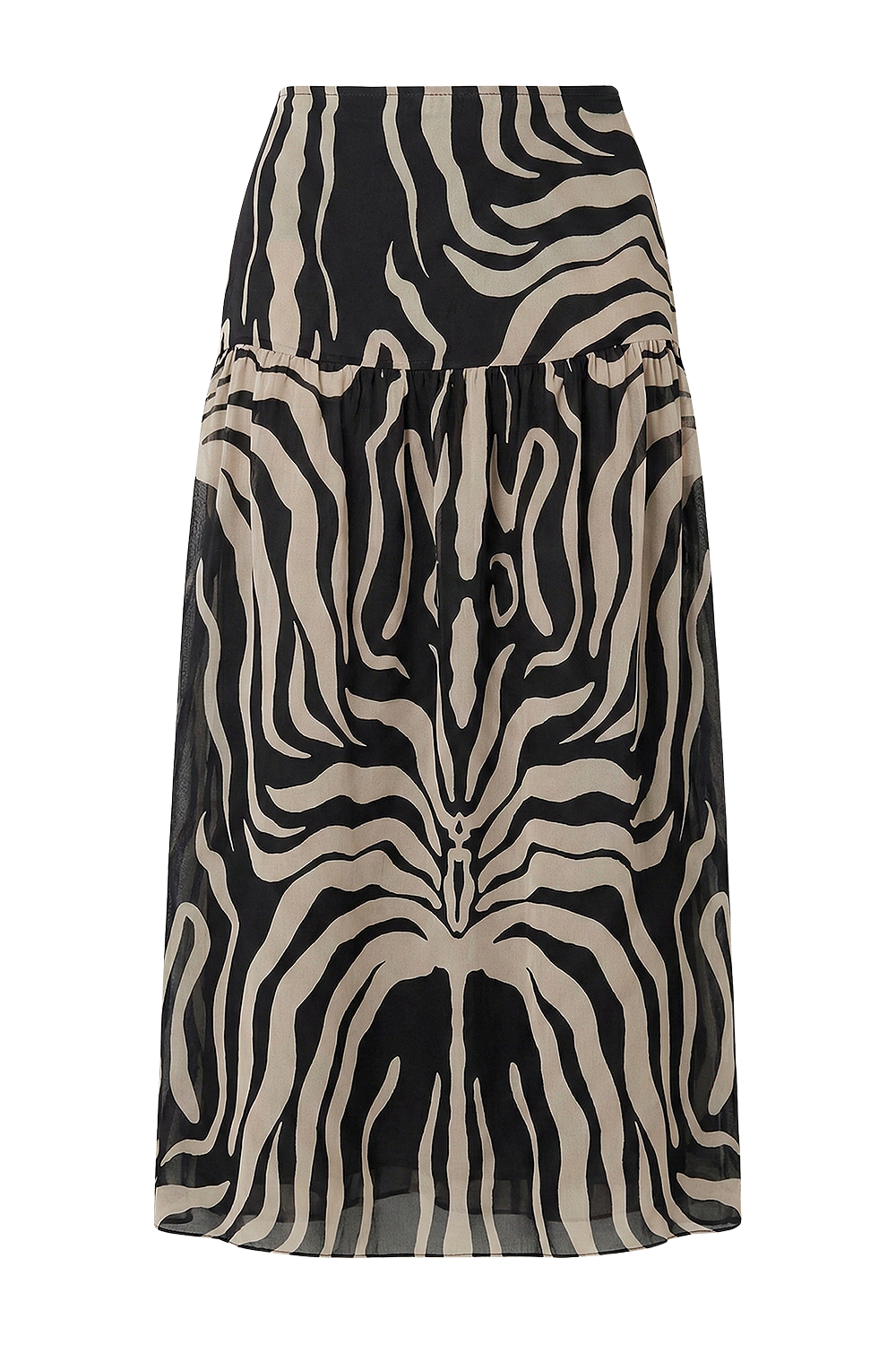 תמונה קידמית של חצאית מקסי