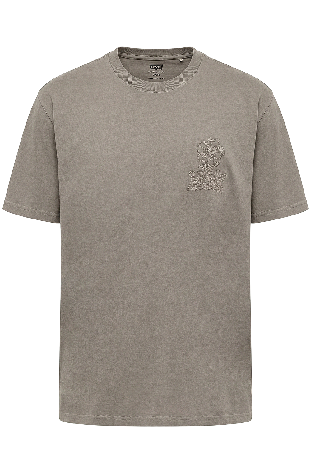 תמונה קידמית של חולצת טי בגזרה משוחררת