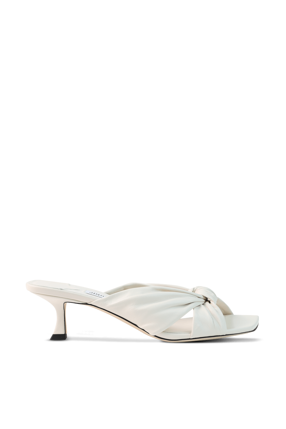 תמונה קידמית של Avenue Leather Sandals in White