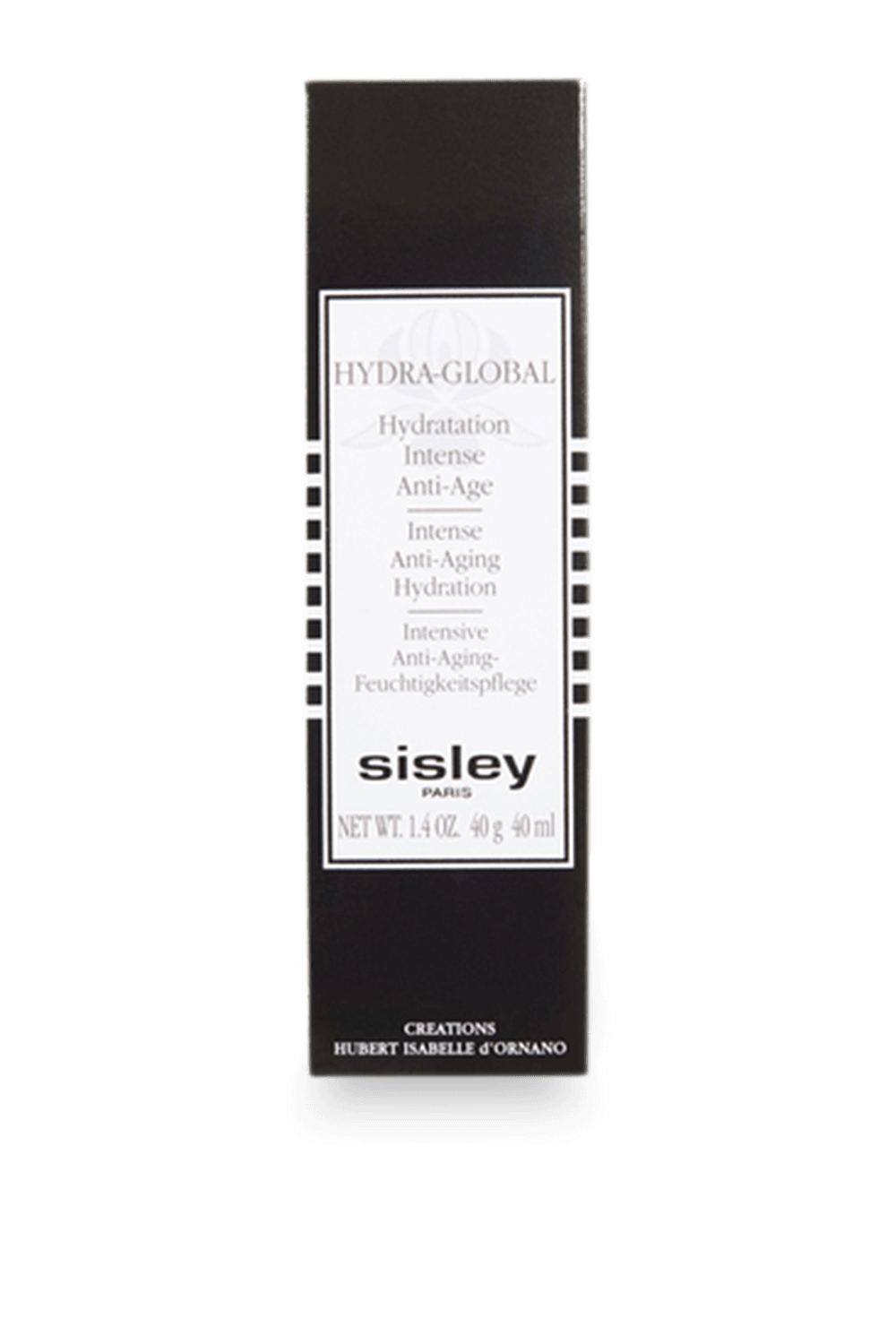 תמונה אחורית של ערכת לחות הידרה גלובל ומסכת ג'ל אנטי אייג'ינג