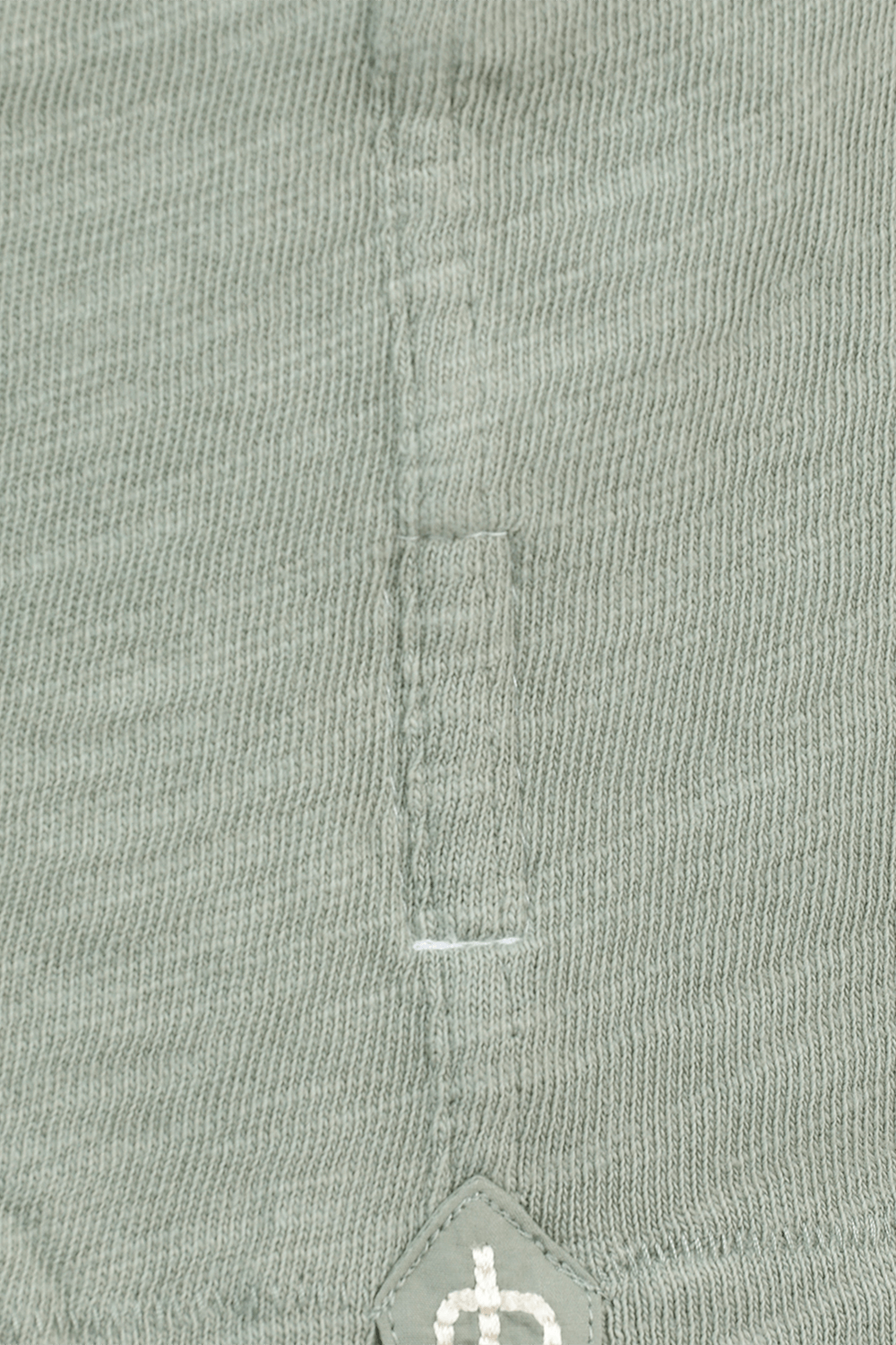 תמונה אחורית של Classic Flame Tee in Green Fog