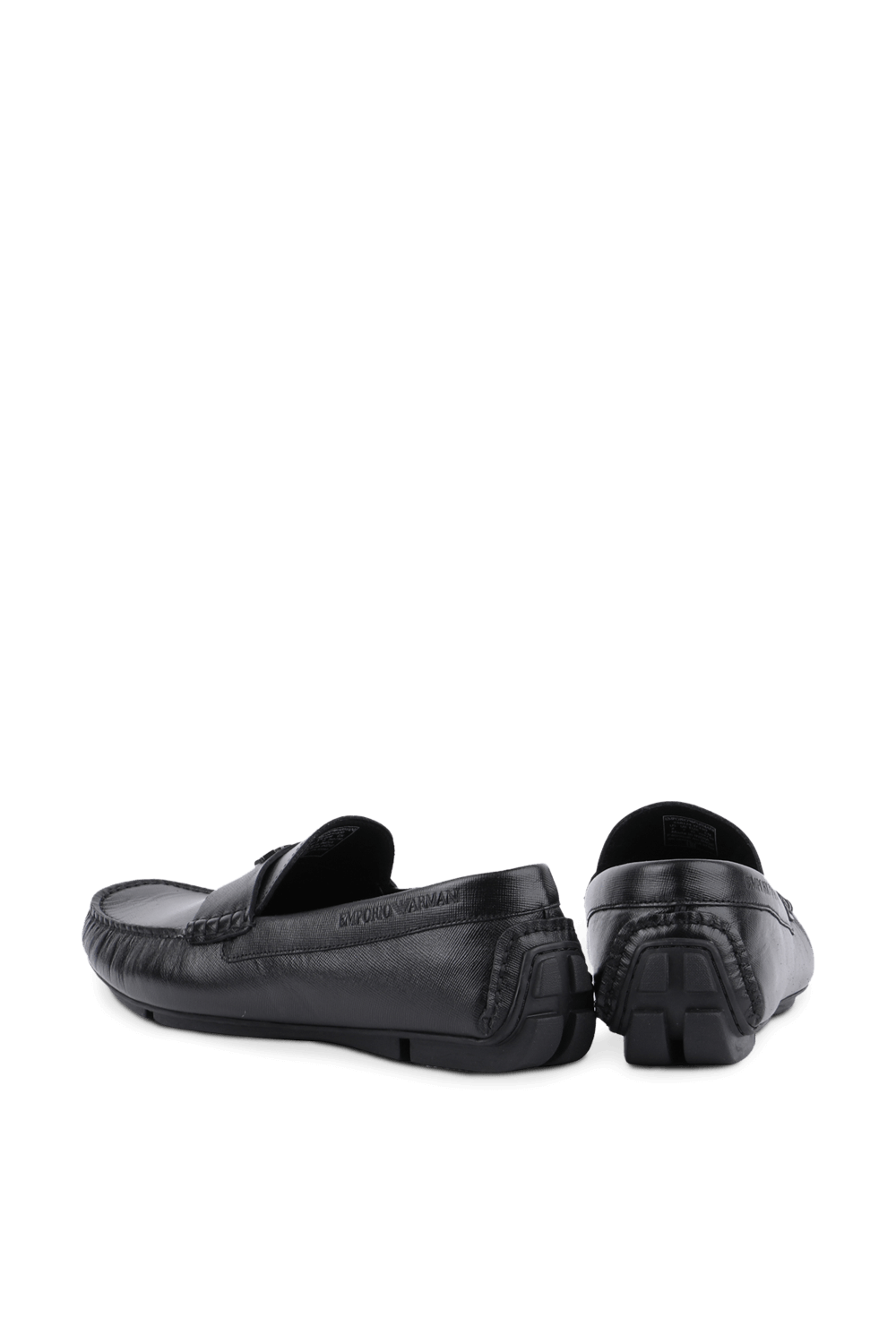 תמונת פנים של Black Loafers in Soft Leather