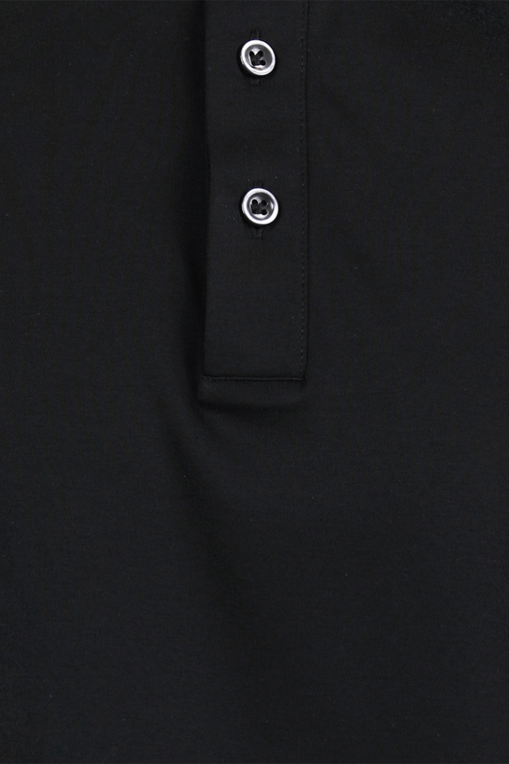 Black Cotton Polo Shirt BOSS