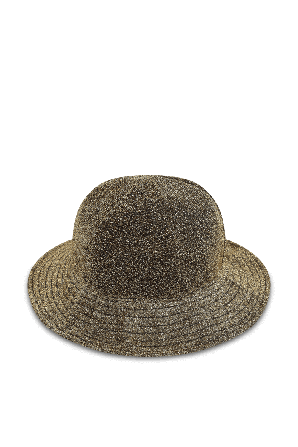 כובע שמש עם שרוכים בגוון חול מנצנץ OSEREE KIDS
