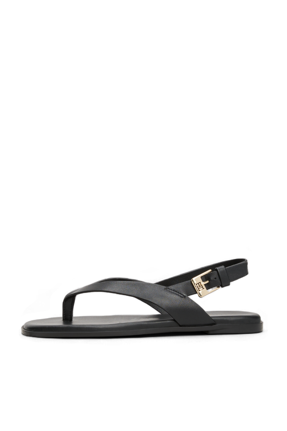 תמונה אחורית של סנדלי עור סלינג בק