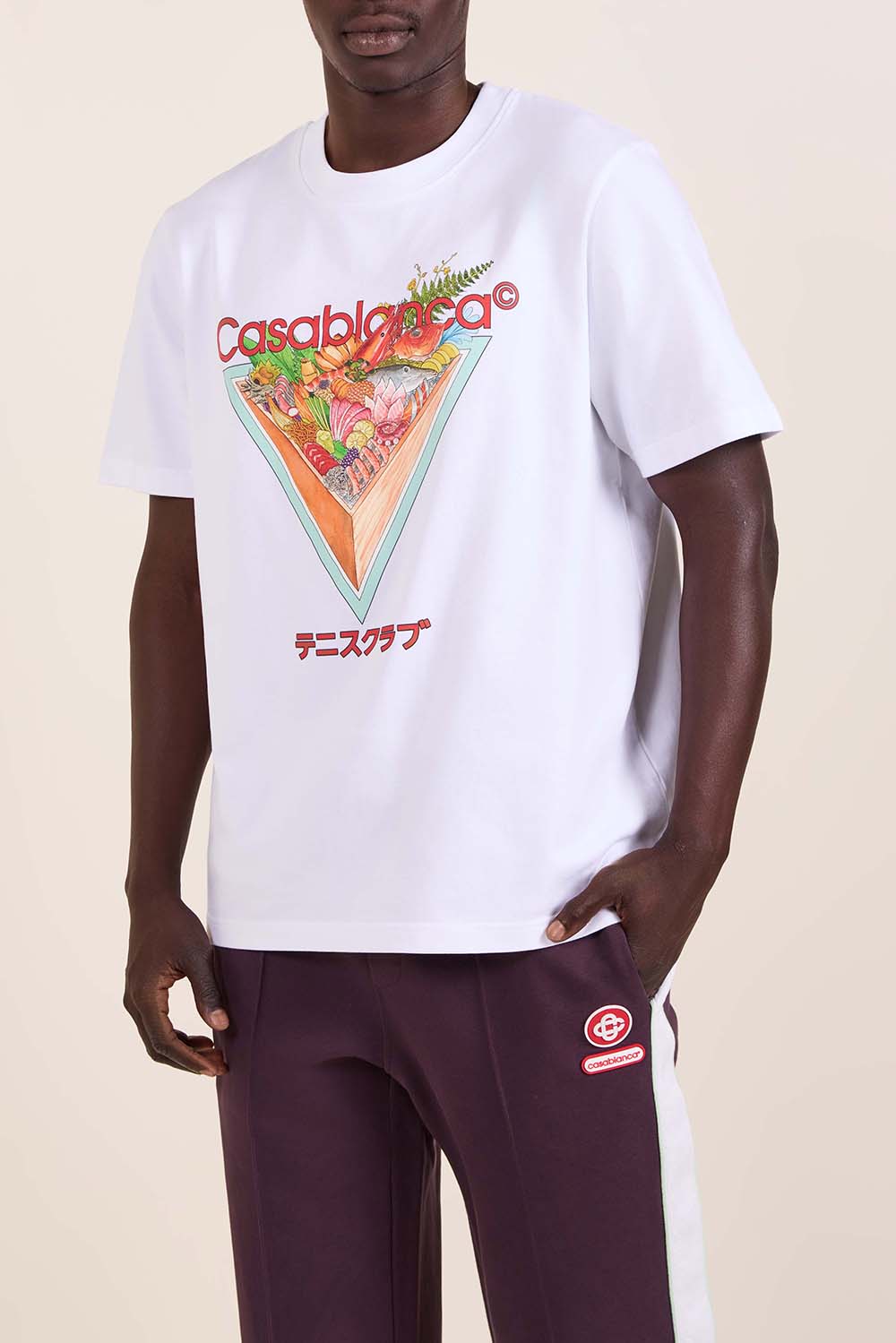 תמונת דוגמן קידמית של חולצת טי טניס קלאב