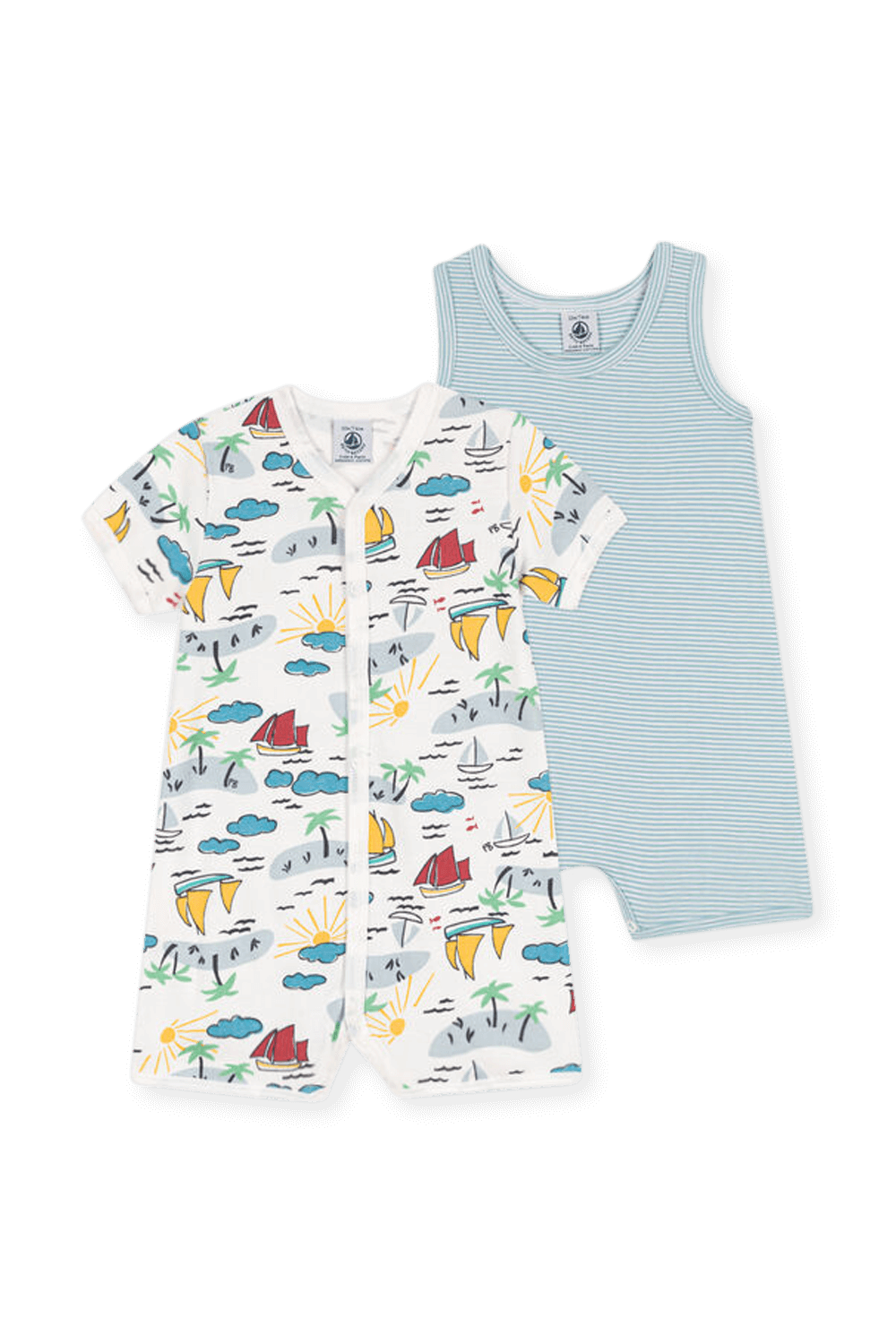 תמונה קידמית של מארז שני אוברולים - גילאי 3-24 חודשים