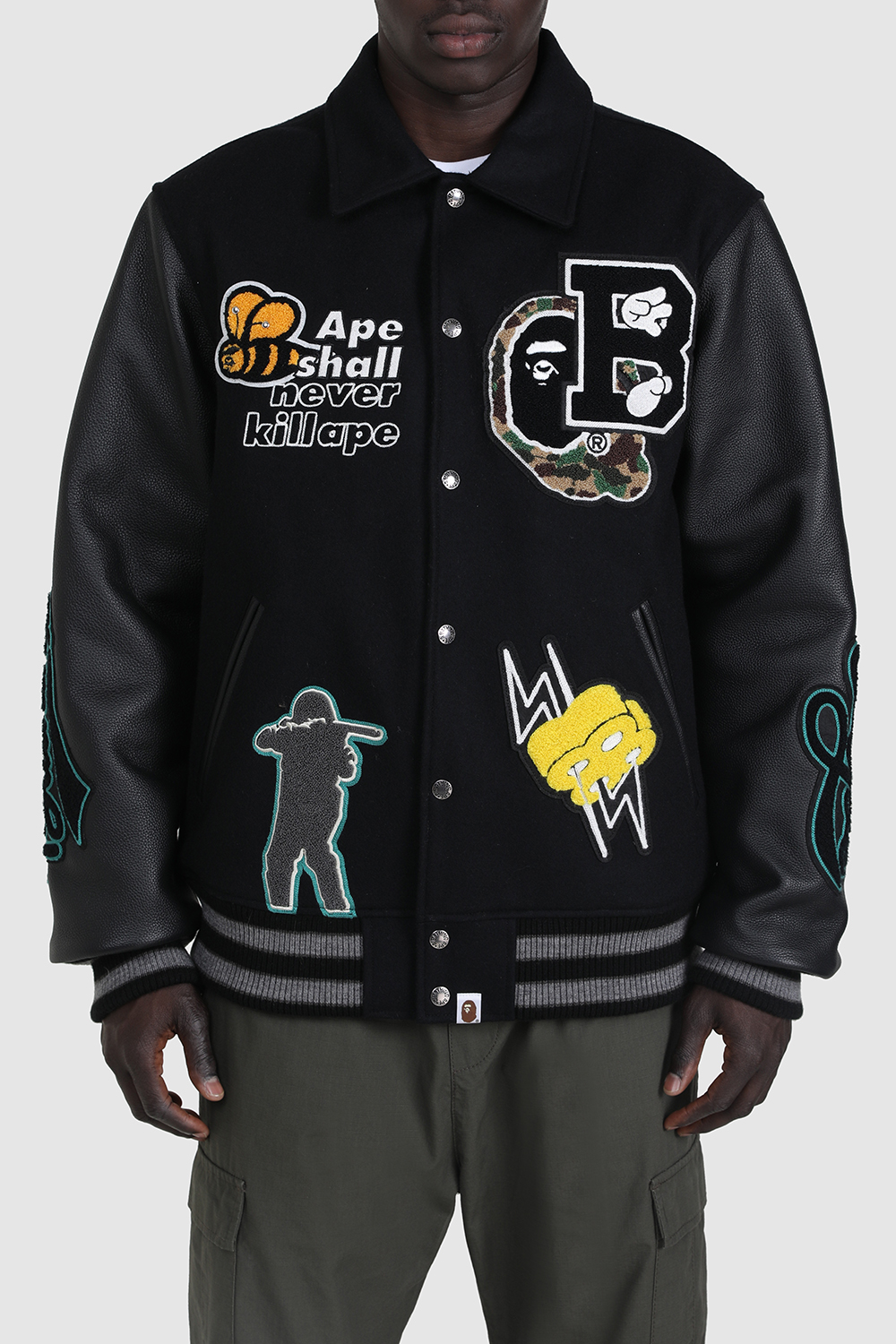 תמונת דוגמן קידמית של ז'קט בייסבול