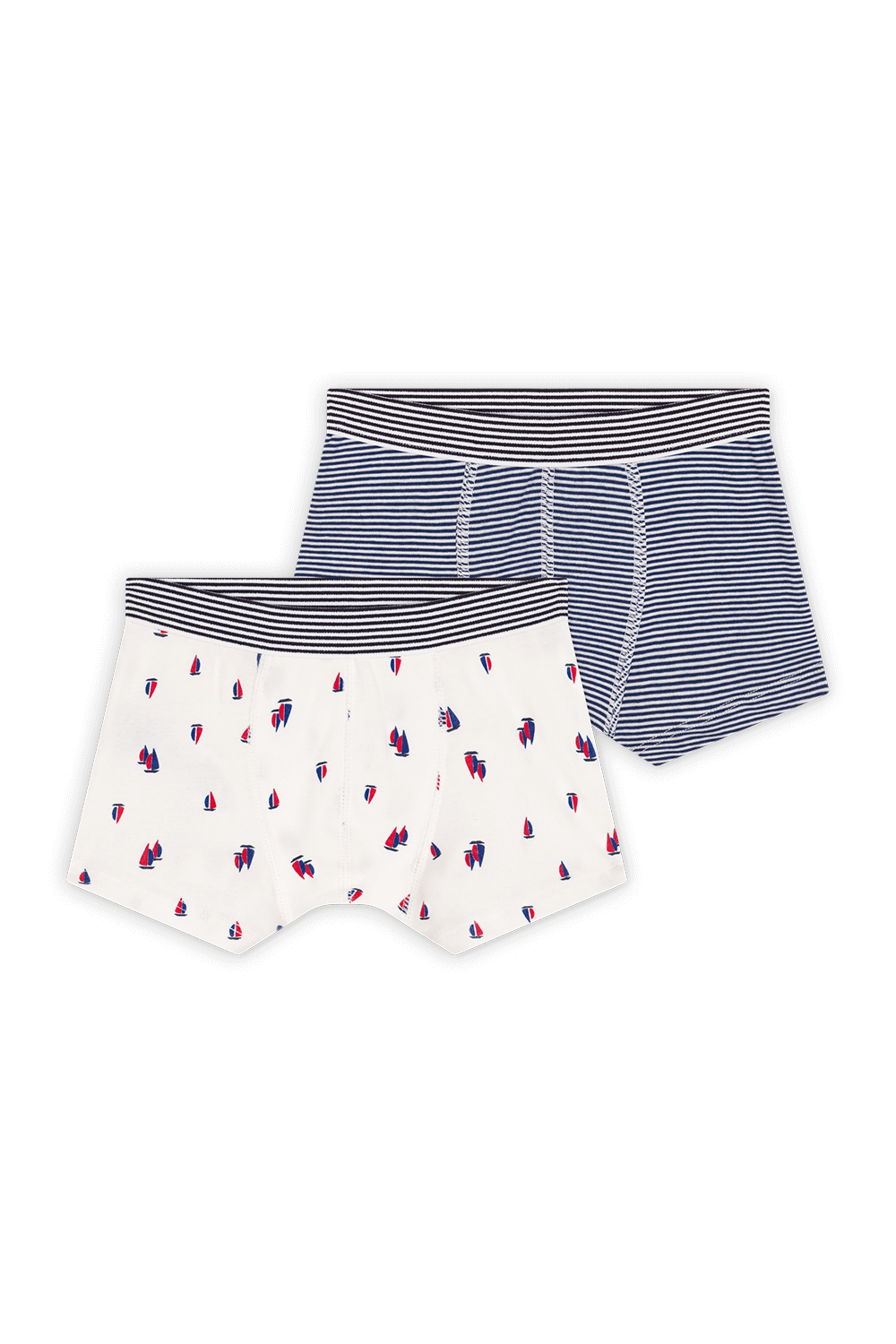 תמונה קידמית של שני זוגות תחתוני בוקסר - גילאי 2-5 שנים