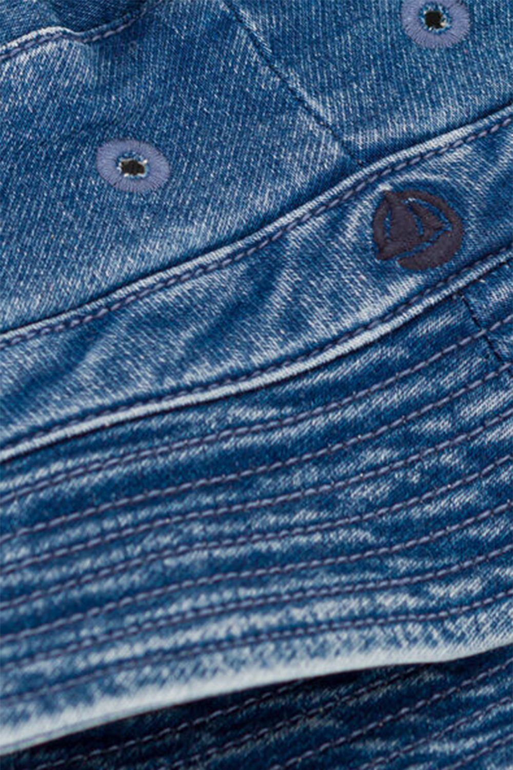 תמונה אחורית של כובע באקט מכותנת דנים - גילאי 4-8