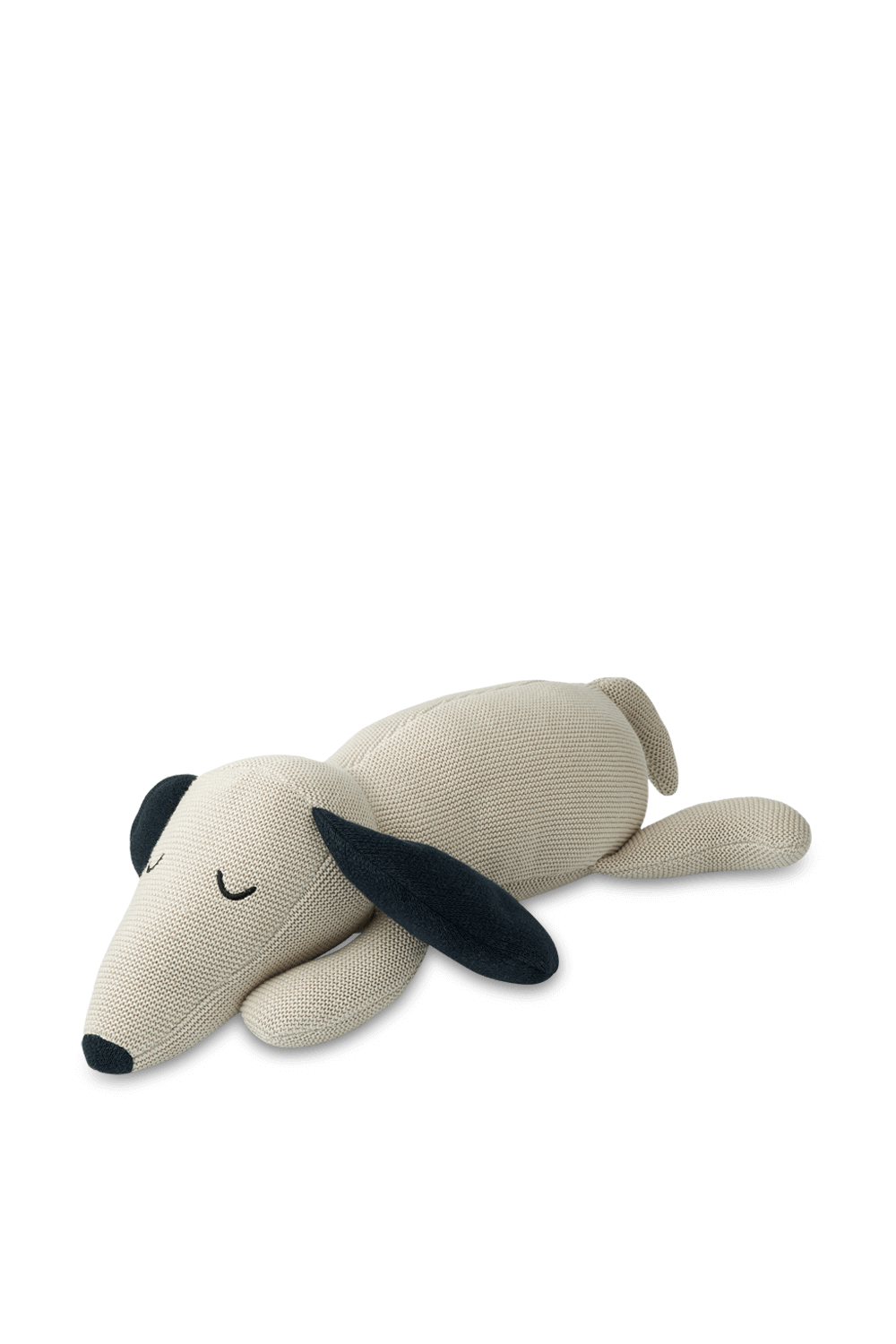 תמונה אחורית של בובת כלב מכותנה אורגנית