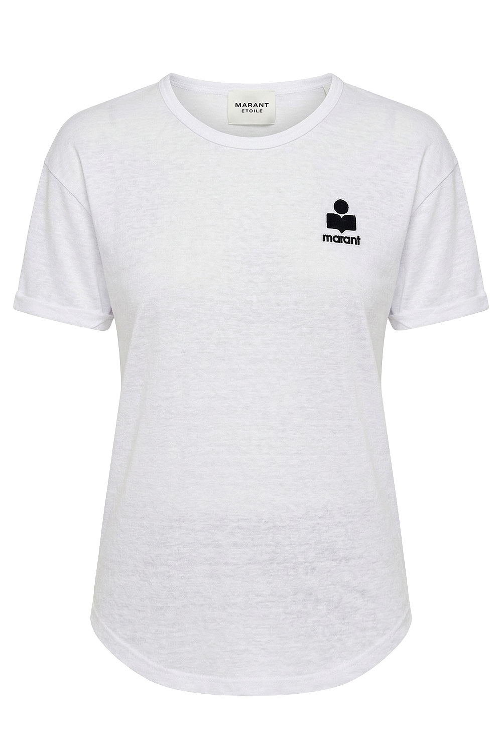 תמונה קידמית של חולצת טי מפשתן