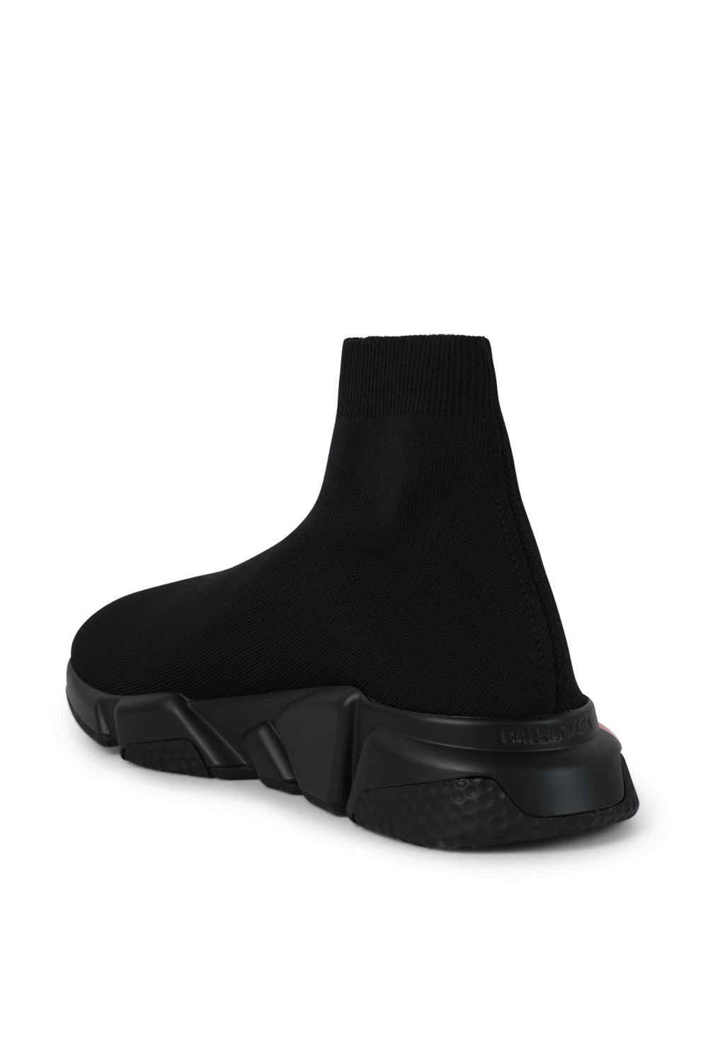 תמונה אחורית של נעלי סניקרס ספיד גרפיטי שחורות