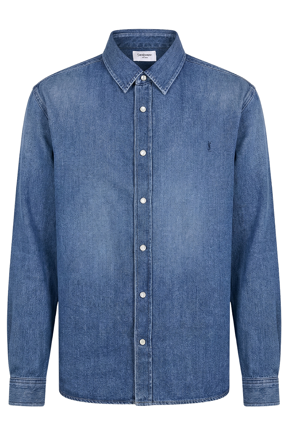 תמונה קידמית של חולצת ג'ינס