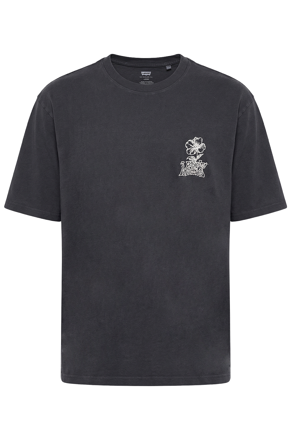 תמונה קידמית של חולצת טי בגזרה משוחררת