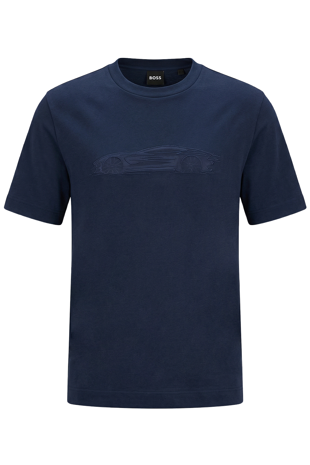 תמונה קידמית של חולצת טי בוס X אסטון מרטין