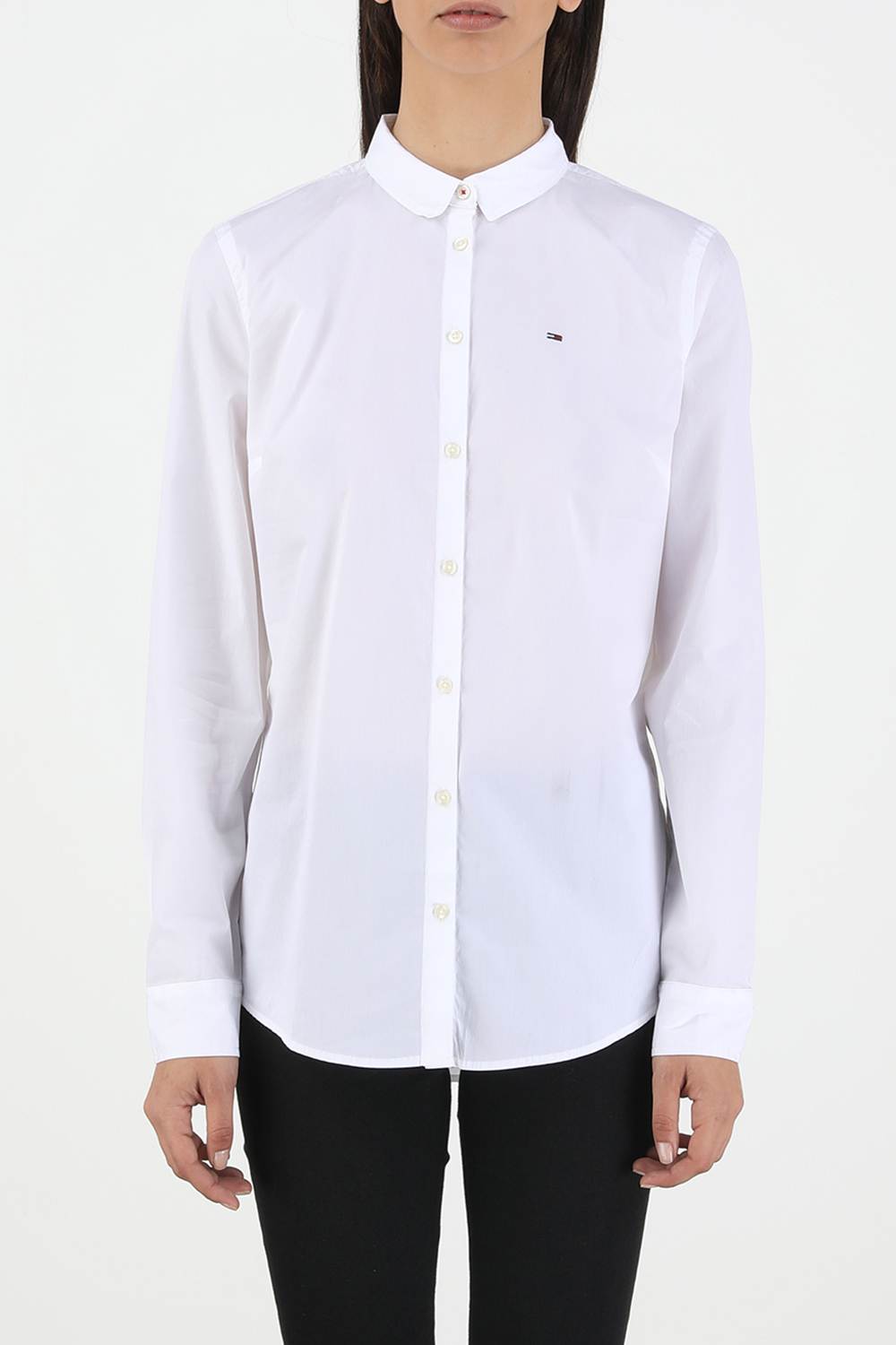 תמונת דוגמן קידמית של Original Strech Shirt In White