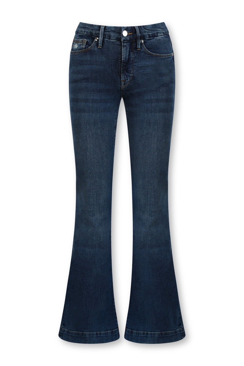 תמונה קידמית של מכנסי ג'ינס סקיני מתרחבים גוד פלייר