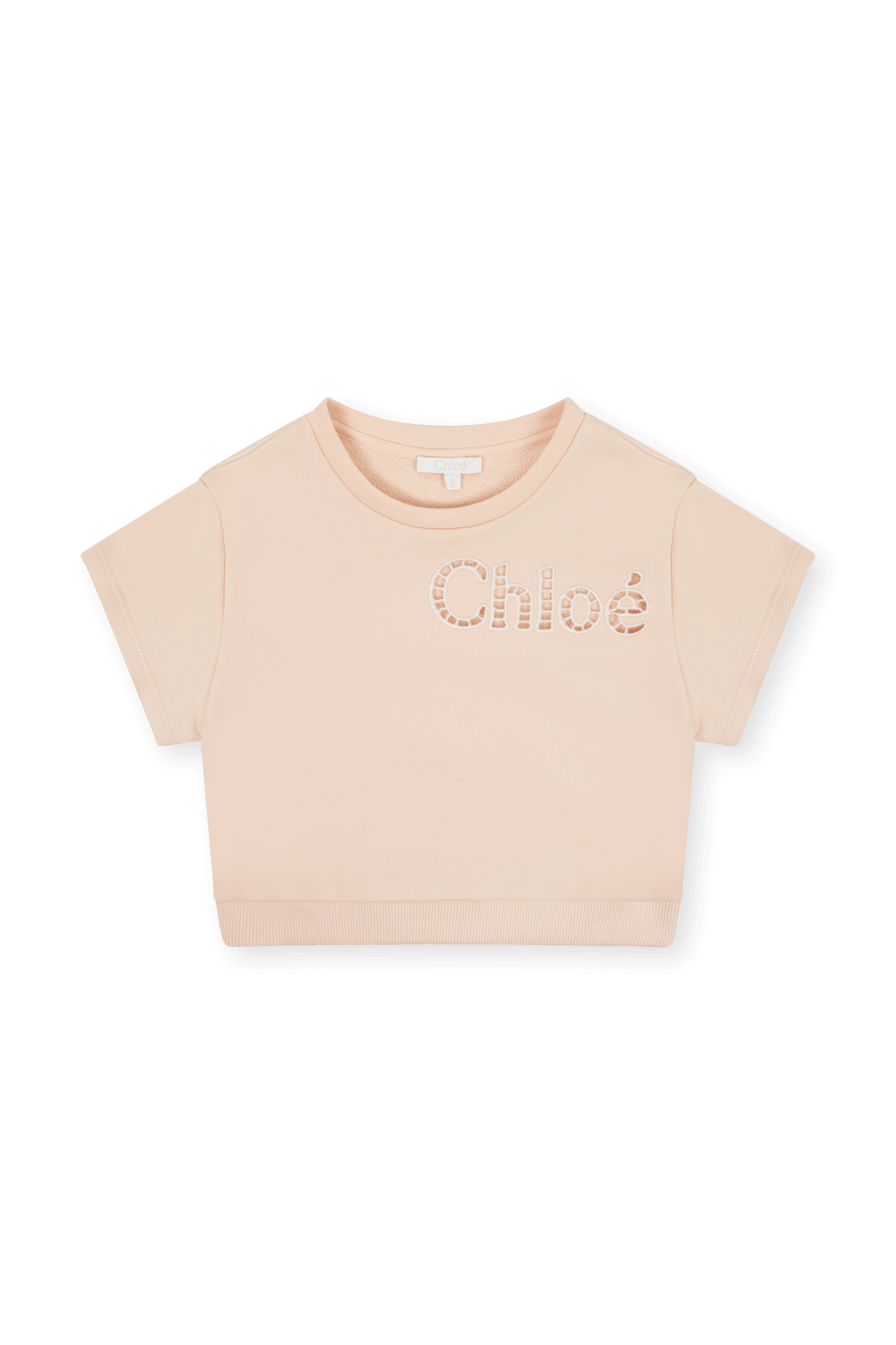 גילאי 6-12 חולצת סווטשירט אפרסק CHLOE KIDS