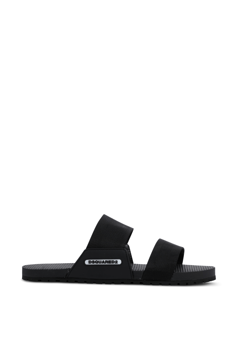 DSQUARED Slide Sandals in Black DSQUARED2