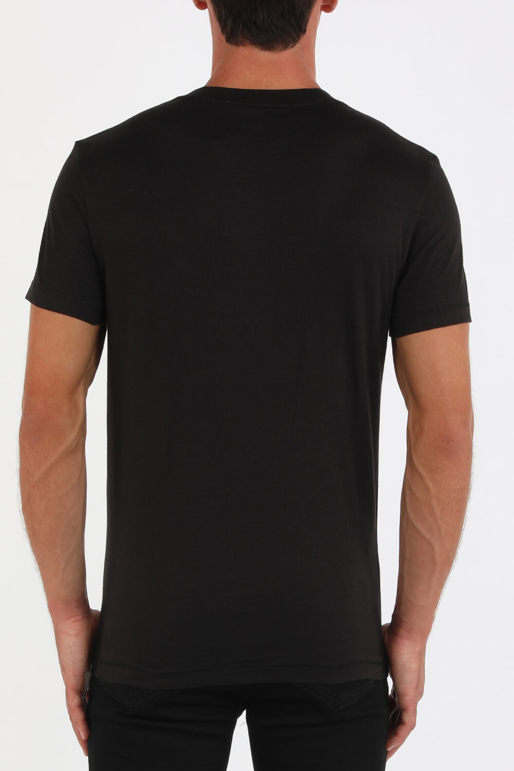 תמונת דוגמן אחורית של Logo Box Tshirt in Black