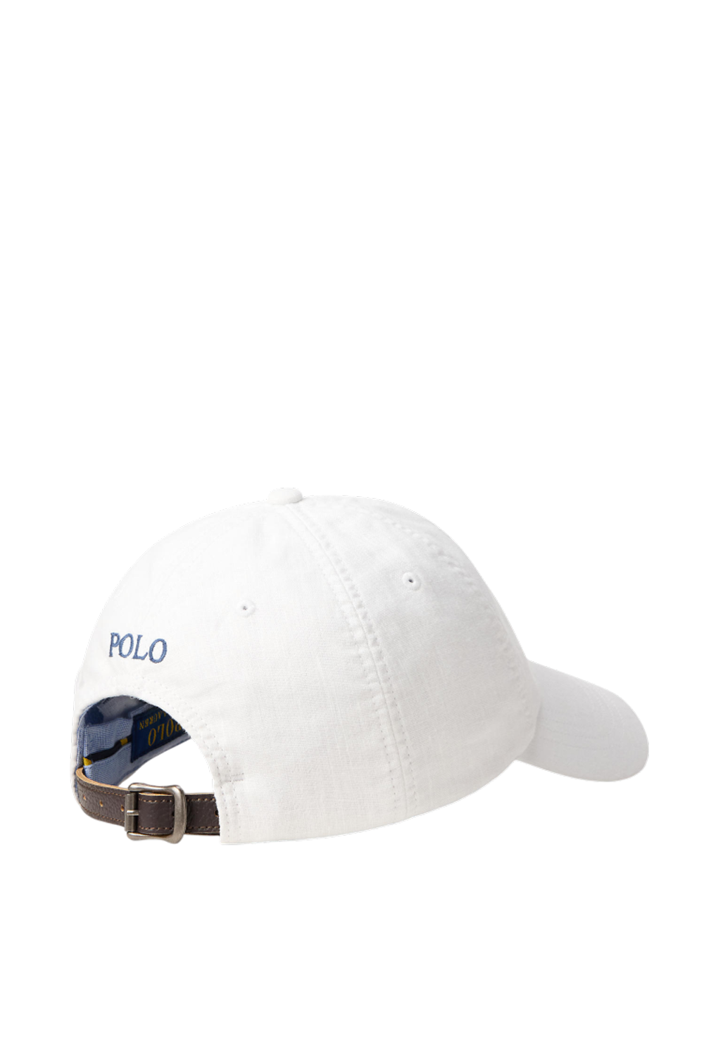 תמונה אחורית של כובע מצחייה פשתן