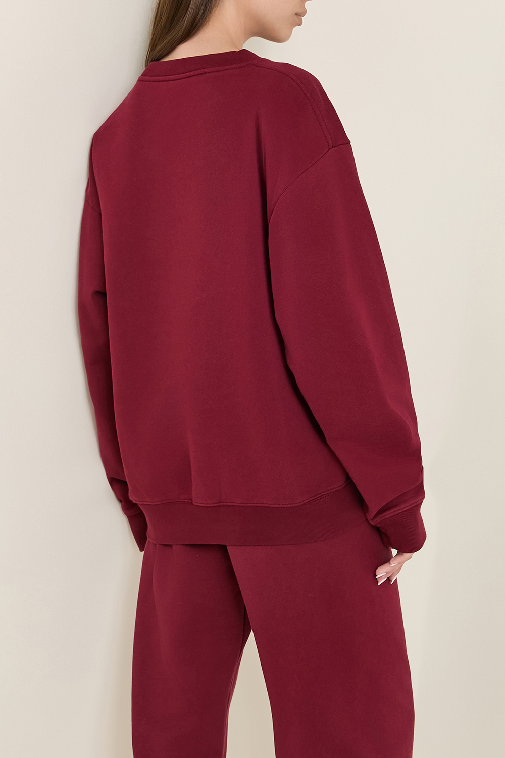 תמונת דוגמן אחורית של סווטשירט