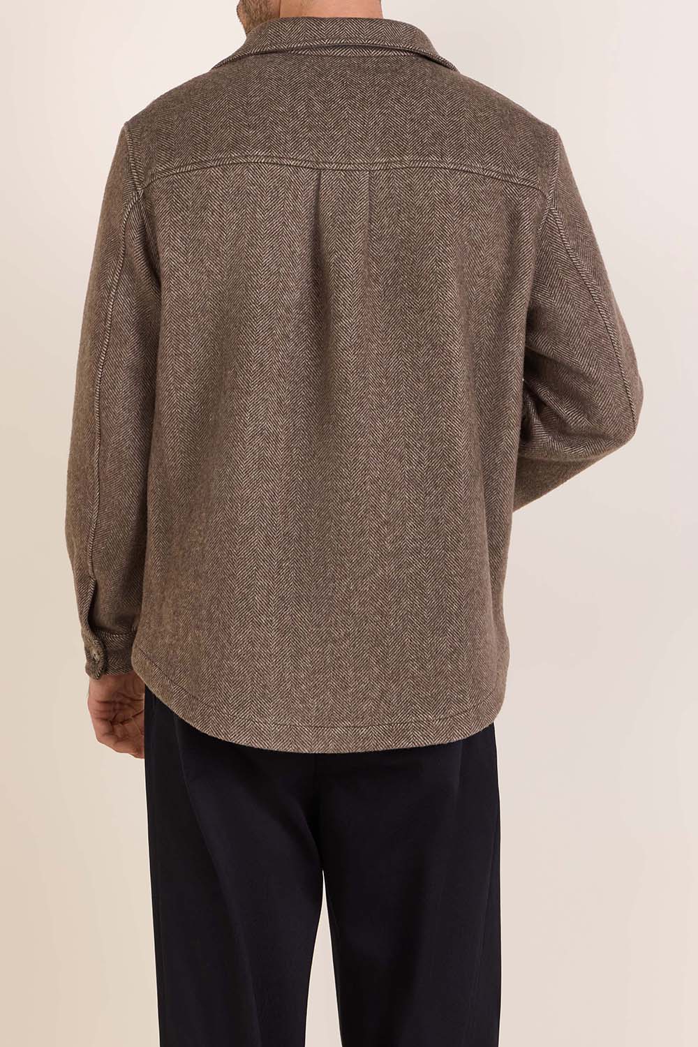 תמונת דוגמן אחורית של ז'קט