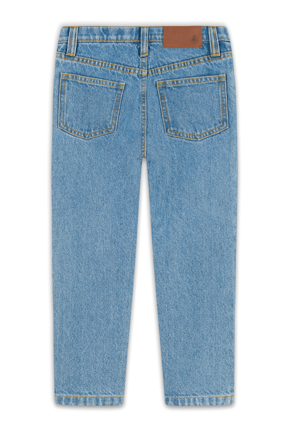 תמונה אחורית של מכנסי ג'ינס - גילאי 3-5 שנים