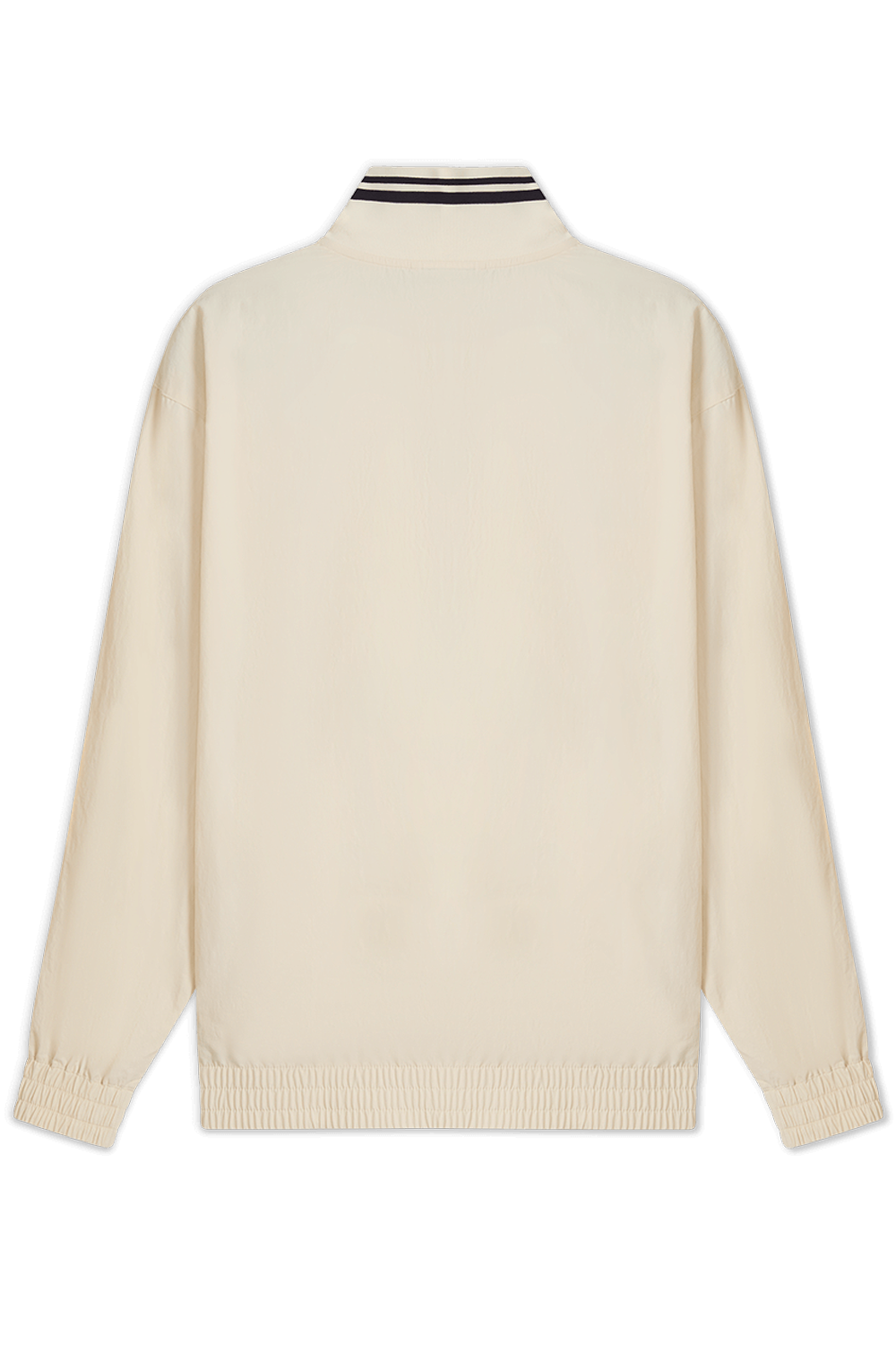 תמונה אחורית של ז'קט בגזרה משוחררת