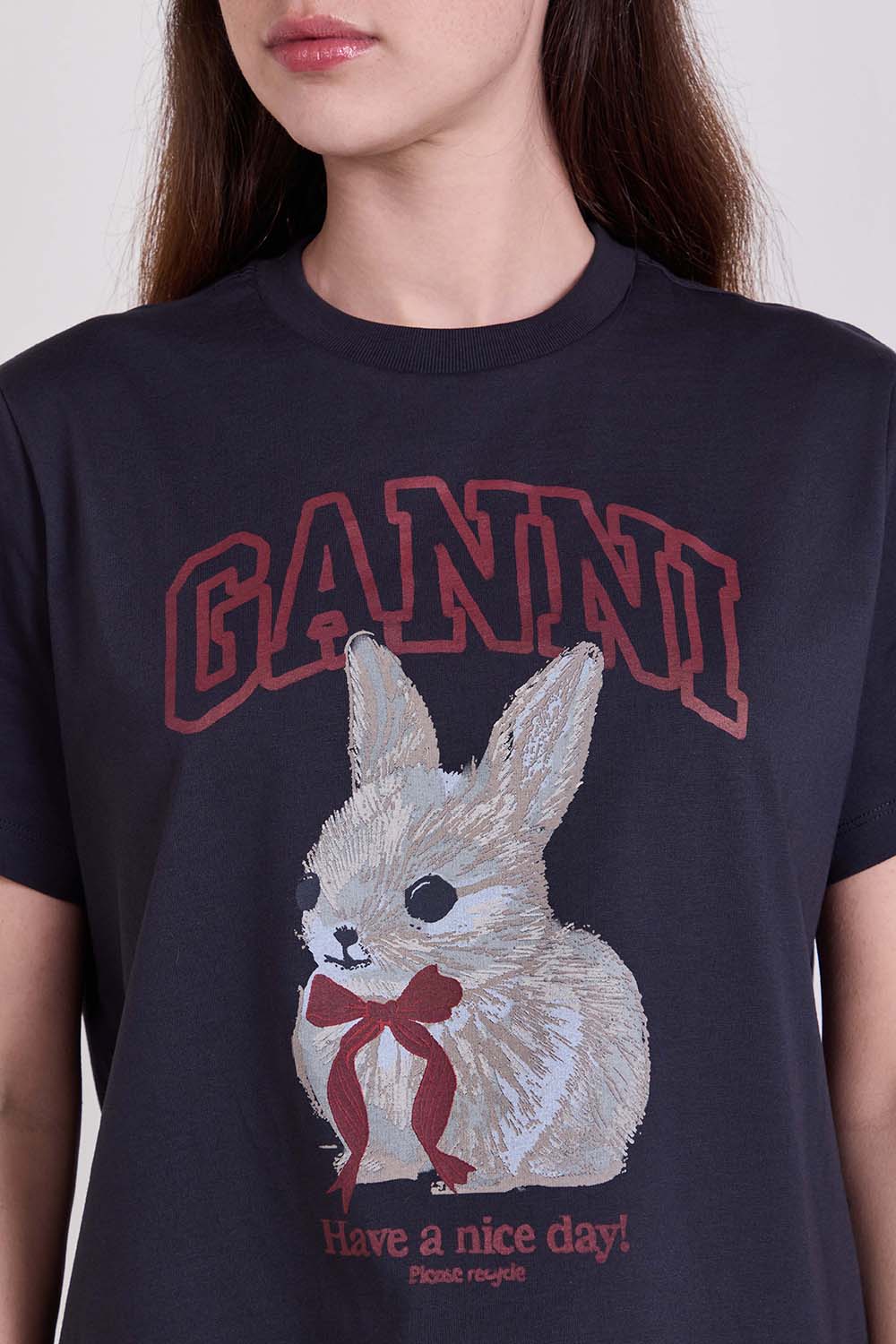 תמונת תקריב דוגמן של חולצת טי