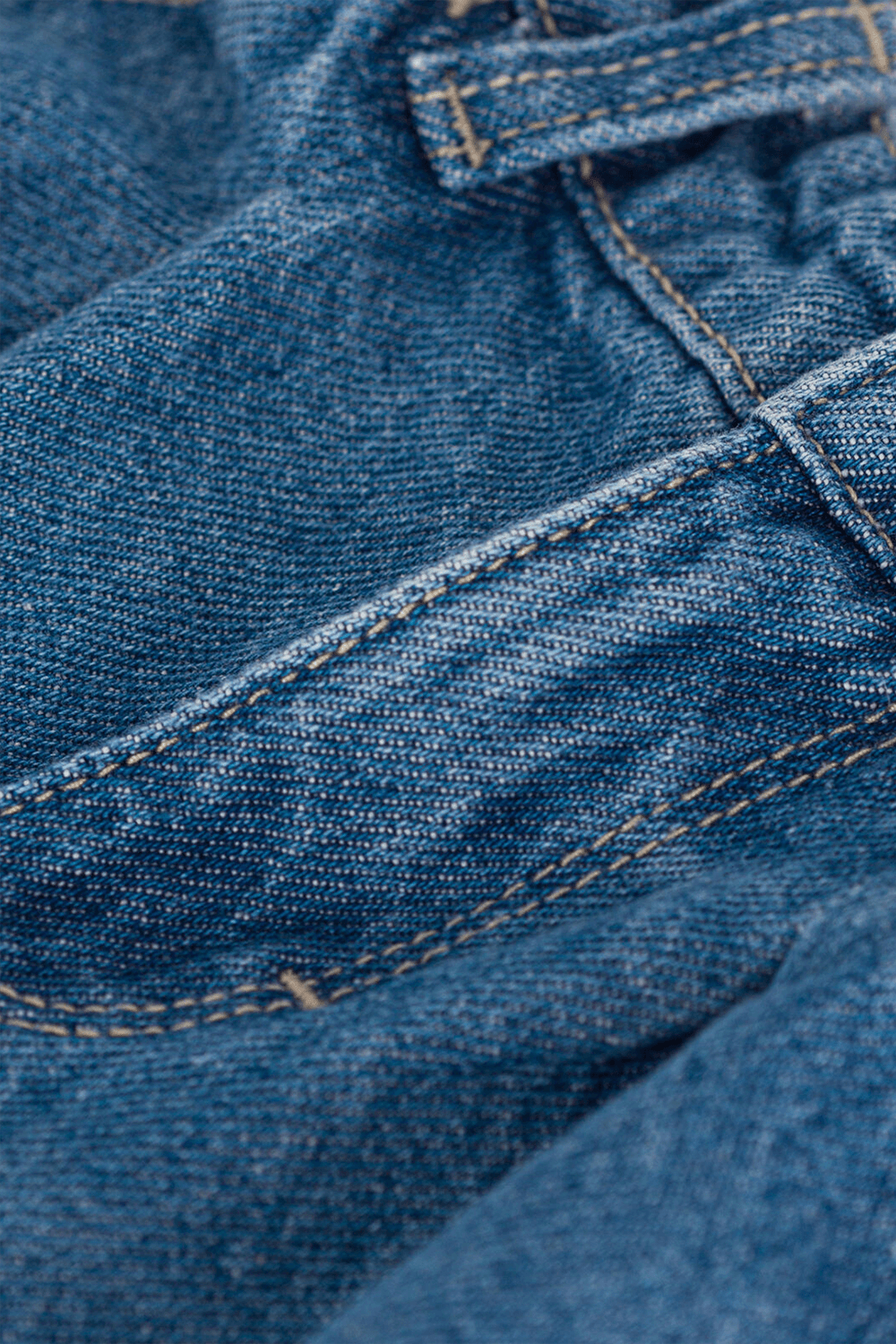 תמונה אחורית של מכנסי ג'ינס - גילאי 6-12 חודשים