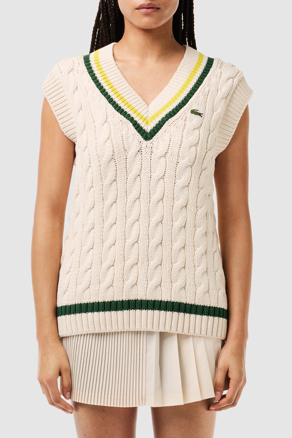 תמונת דוגמן קידמית של סריג וי