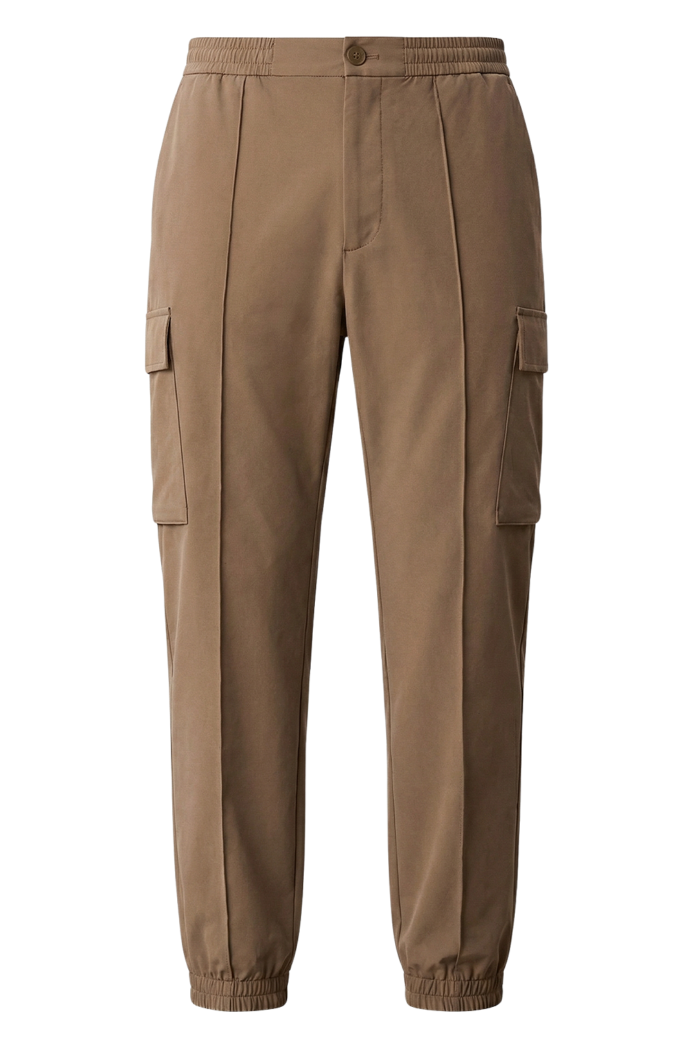 תמונה קידמית של מכנסי קרגו בגזרת סלים