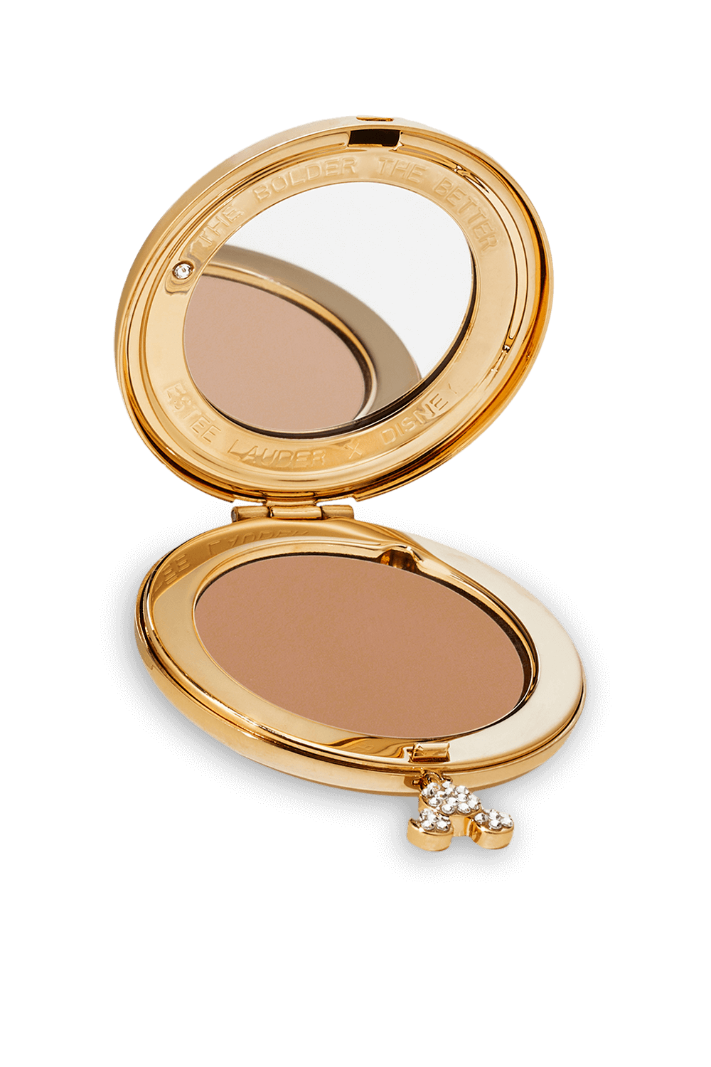 תמונה אחורית של מארז לפודרה Bolder The Better + מילוי לפודרה בגוון מדיום בגודל מיניאטורי