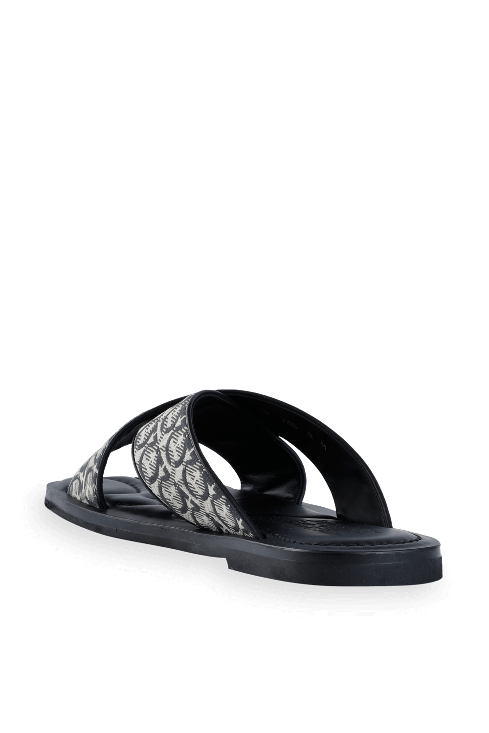 תמונה אחורית של Cross Gancini Sandals in Black