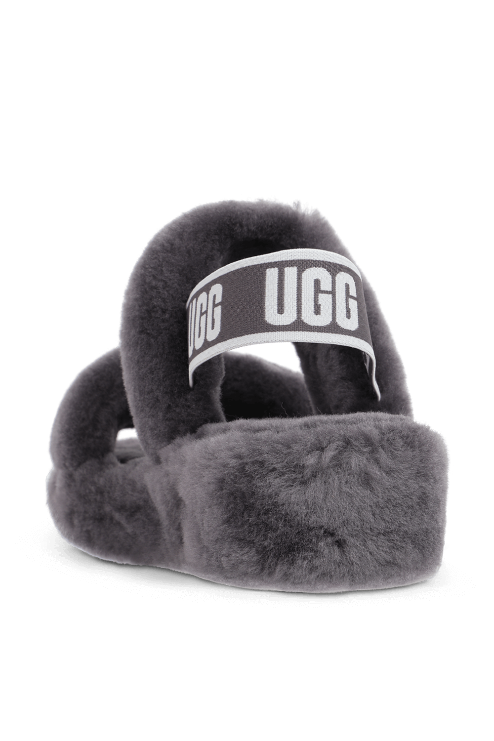 תמונה אחורית של סנדלים פרוותיים הו ייה