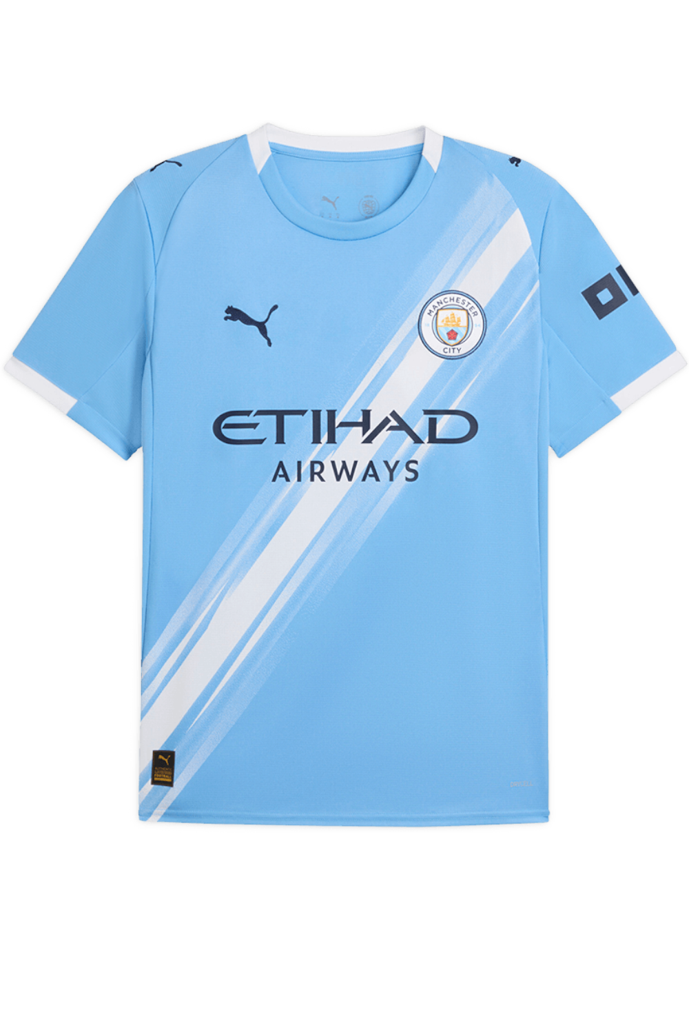 תמונה קידמית של חולצת הבית מנצ׳סטר סיטי 2025-26