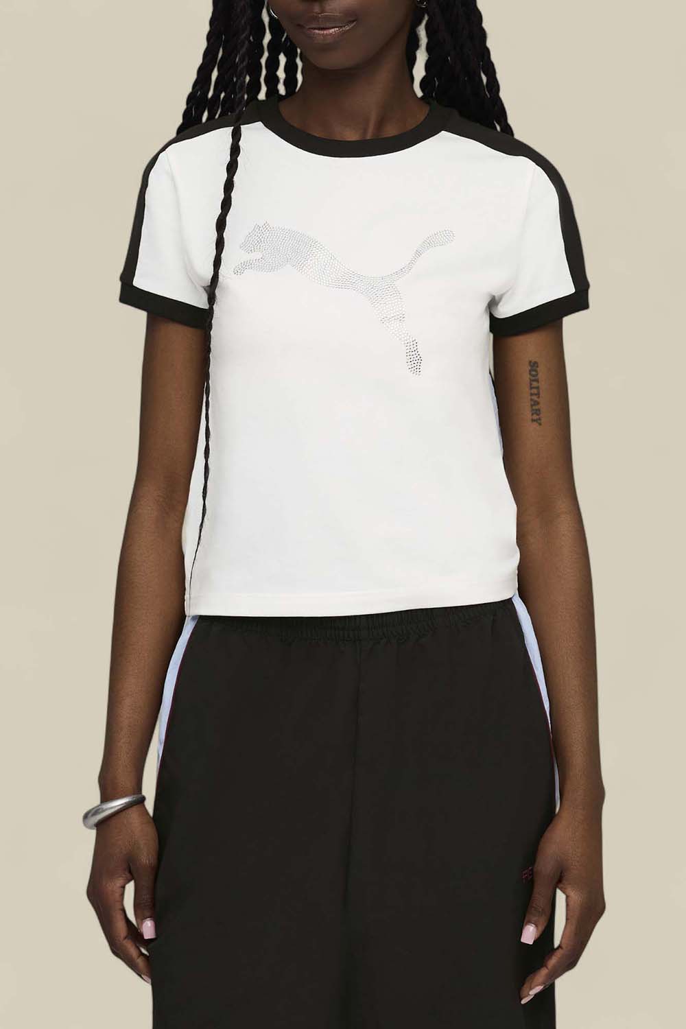 תמונת דוגמן קידמית של חולצת טי פומה X פנטי