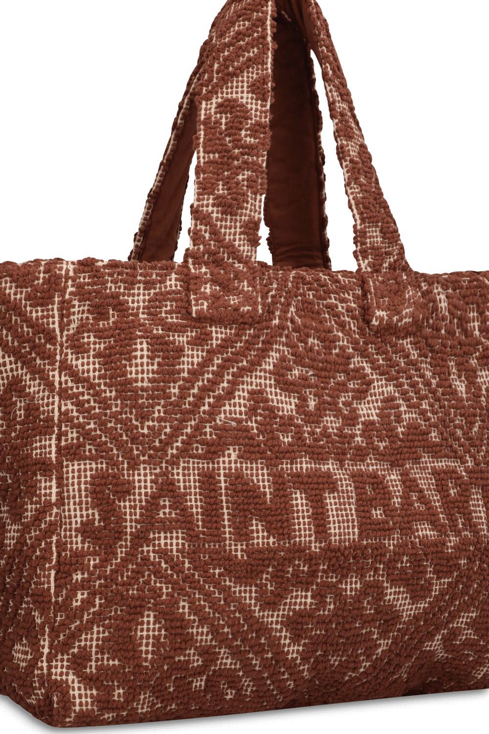 תמונת תקריב של תיק נשיאה טפטינג