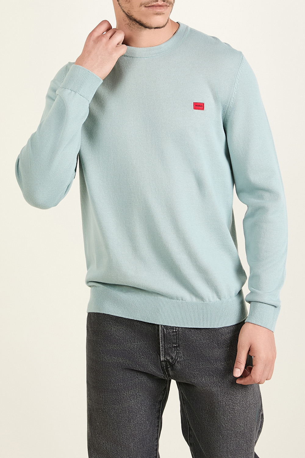 תמונת דוגמן קידמית של סריג כותנה