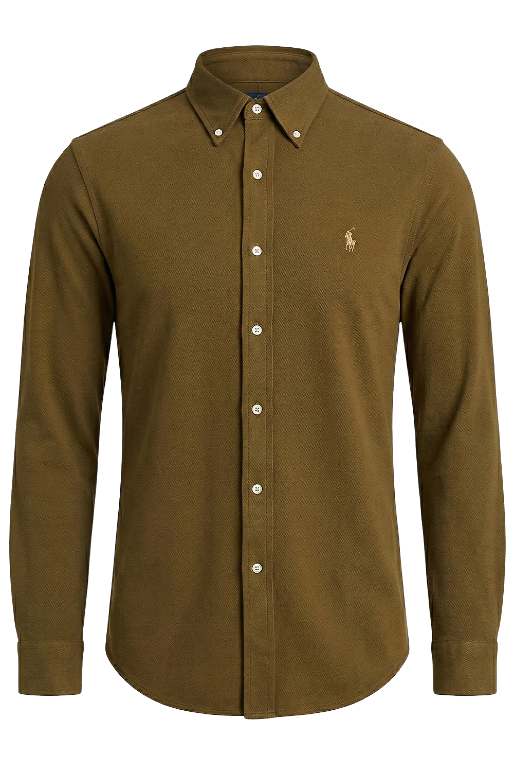 תמונה קידמית של חולצה מכופתרת ארוכה