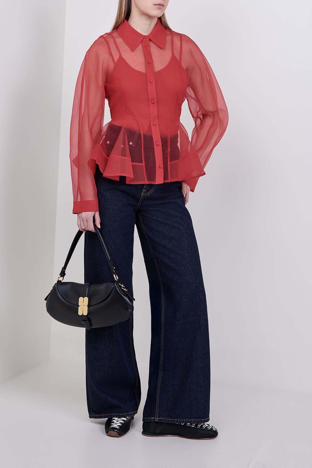 תמונת דוגמן קידמית של תיק כתף קאט