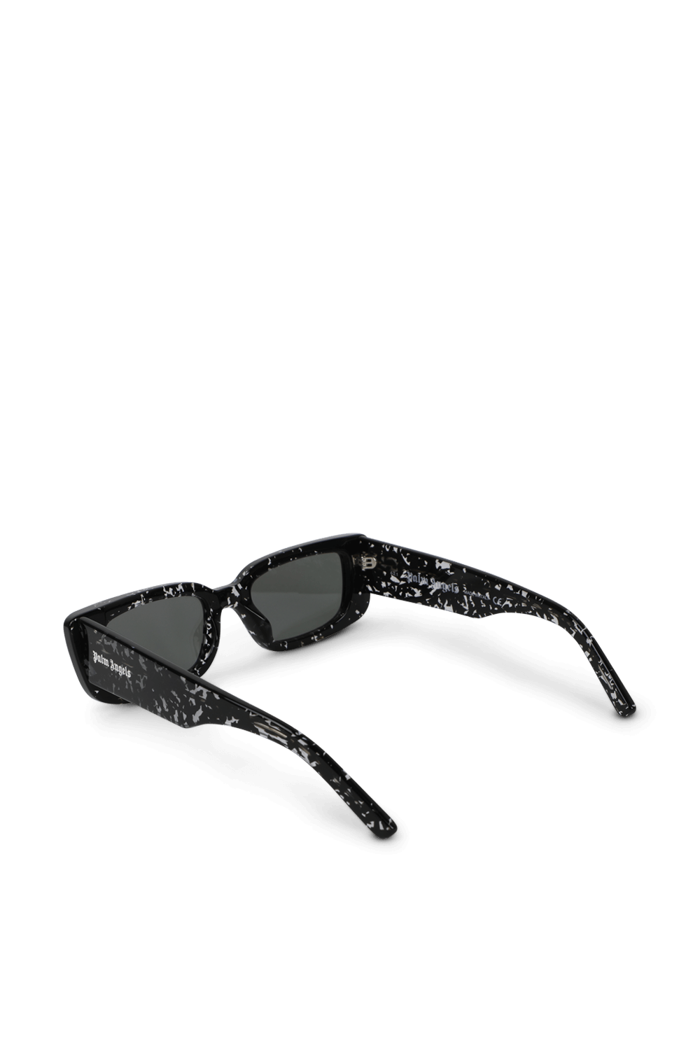 משקפי שמש ג'ורג'ינה שחורים עם עיטורי קריסטל האוונה PALM ANGELS