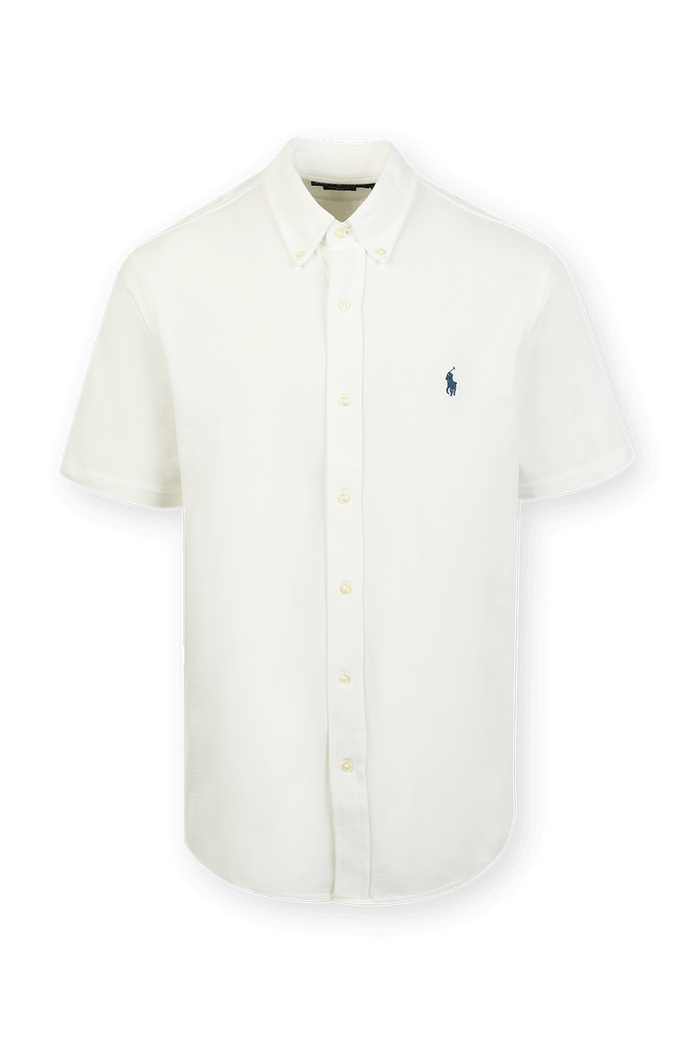 תמונה קידמית של Slim Fit Picue Shirt in White