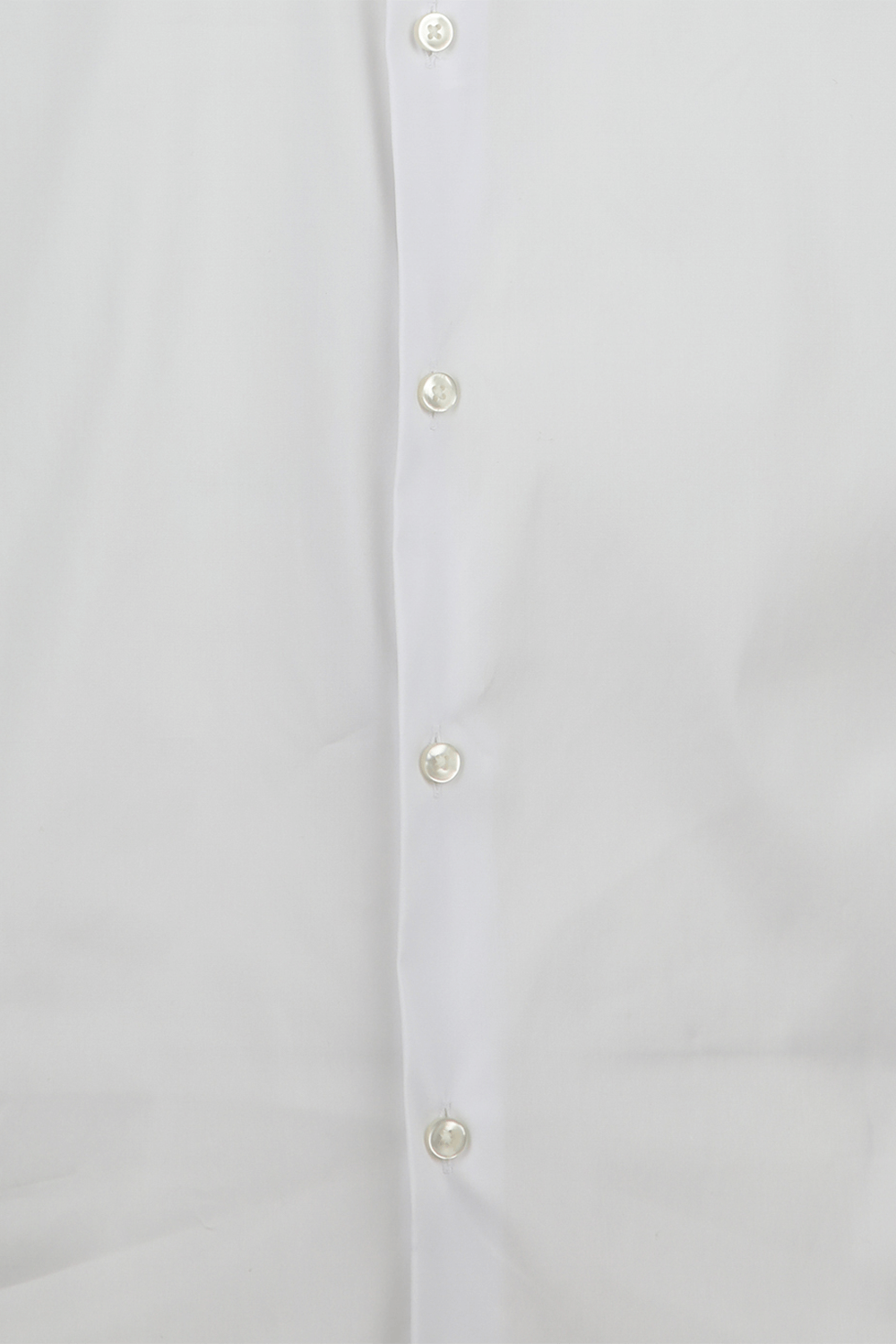 חולצה מכופרת לבנה בגזרת סלים BOSS