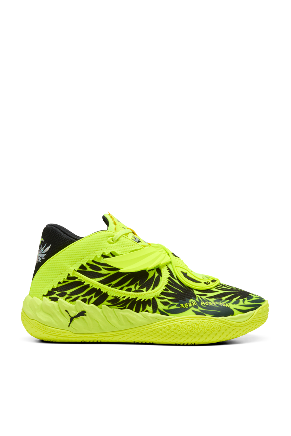 תמונה קידמית של נעלי כדורסל פומה X מלו 