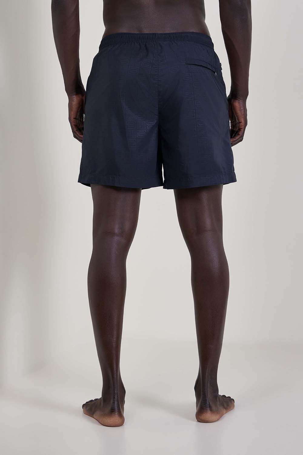 תמונת דוגמן אחורית של מכנסי בגד ים