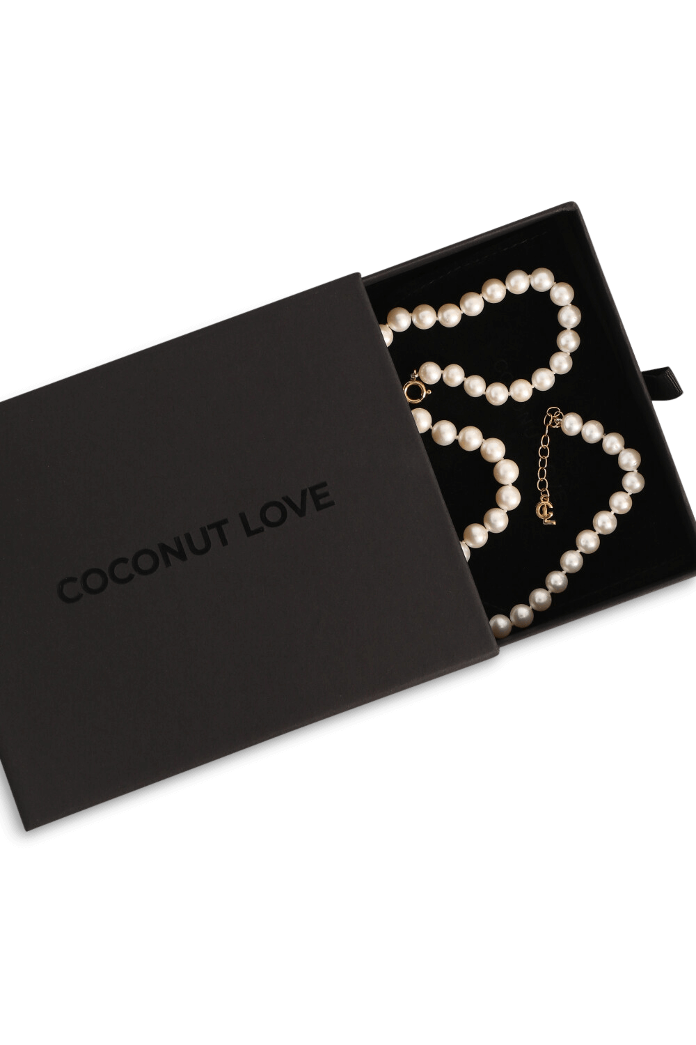 תמונה אחורית של שרשרת פנינים